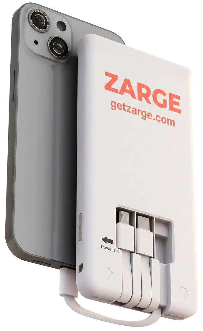 Zarge phone charger rentals